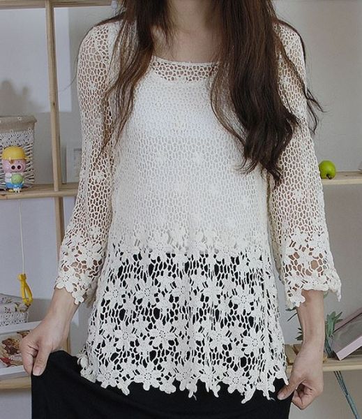 Blusa croche