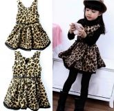 Vestido Leopard infantil